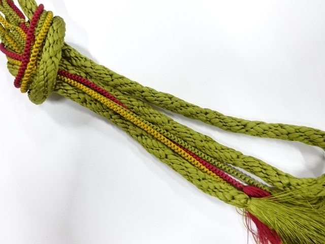 正絹　手組帯締め